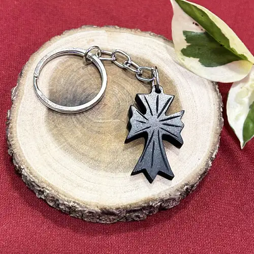 Original Karungali Cross keychain - image 1