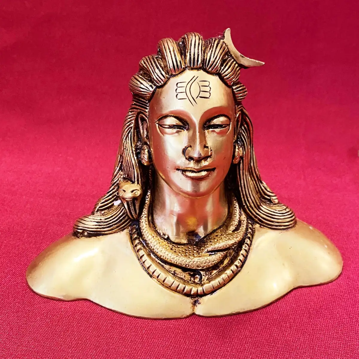 Brass Lord Shiva Adiyogi4 inches - image 1