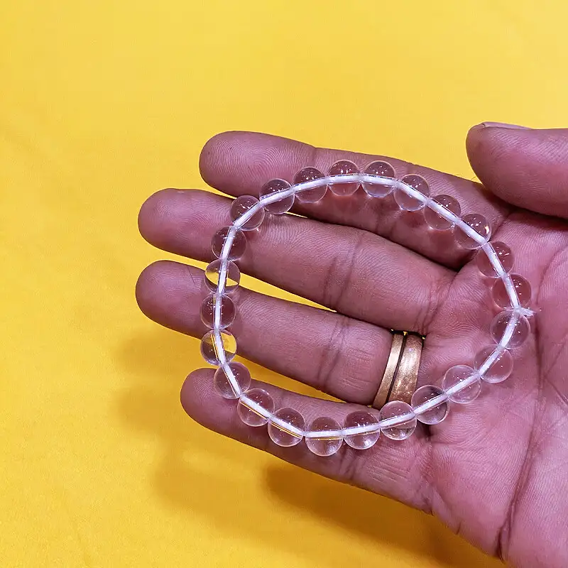 Divine Spadika Crystal Bracelet - 8mm Beaded Elegance - image 2