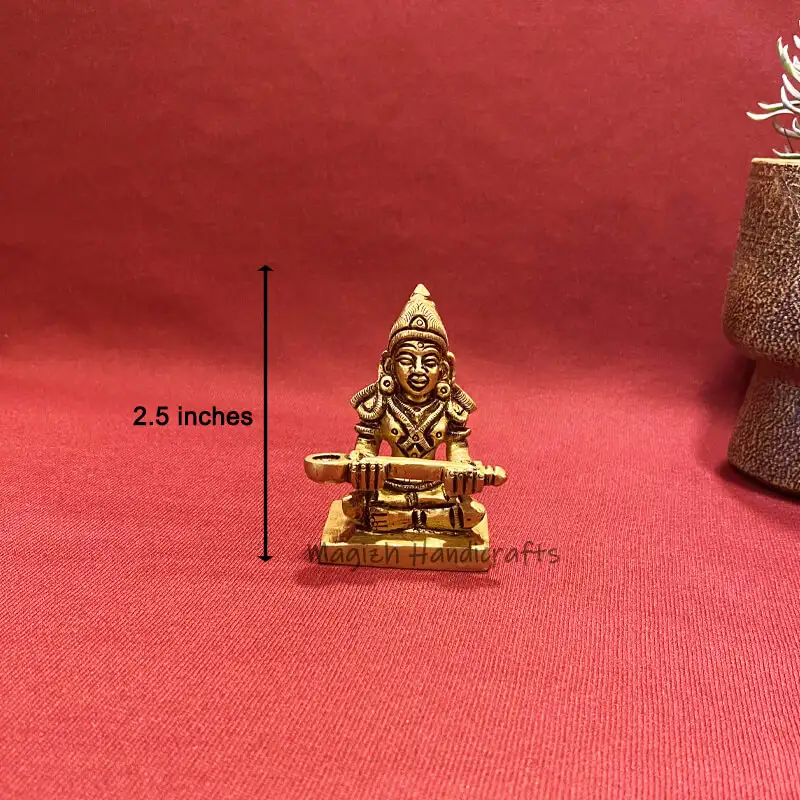 2.5 inches Brass Annapoorni amman with Spoon only - image 2