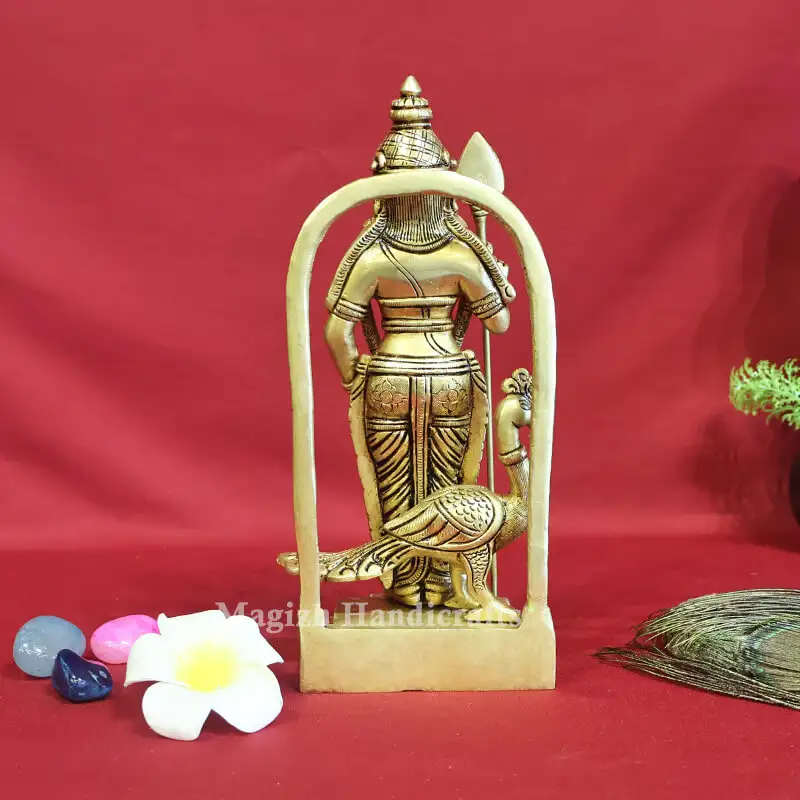 Brass Malaysia Murugan Idol - image 2