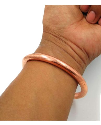 Mix Metal Free Size Adjustable Copper Kada  Bracelet Pack of 2 pc